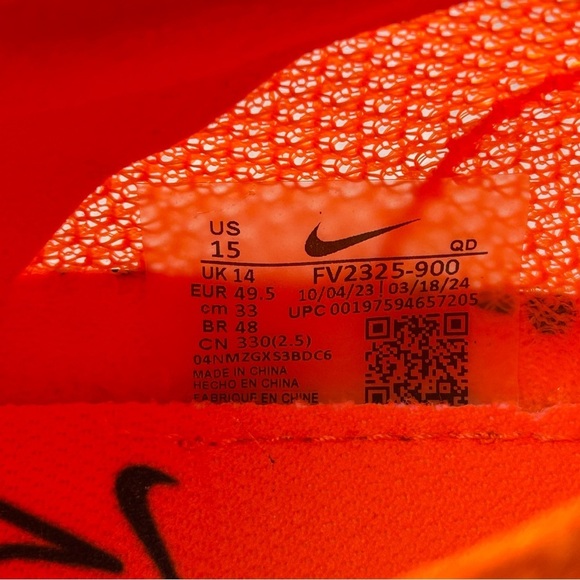 NEW Nike Air ZoomX Victory 2 Electric Safari Pack Track Spikes Men’s Size 15 - Picture 9 of 11